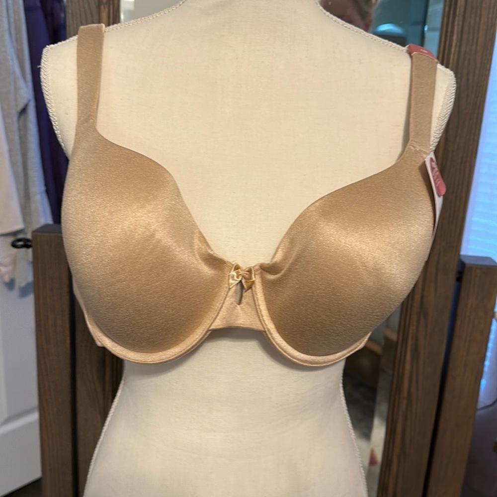Cacique Lightly Lined T-Shirt Bra Intuition Collection 42B